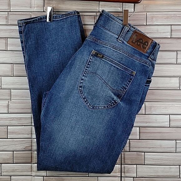 Lee slim straight denim Jean Size 36 - Picture 1 of 16